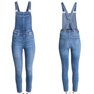 H & M bib skinny Jean overalls